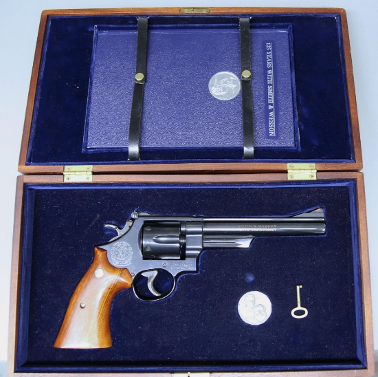 1977 Smith & Wesson 125th Anniversary Commemorative Model 25 .45 Colt Double Action Revolver in