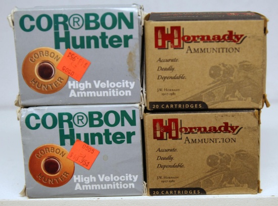Partial Box 24 Corbon Hunter .460 S&W Magnum 325 gr. Cartridges, Partial Box 6 Live 14 Empty Brass