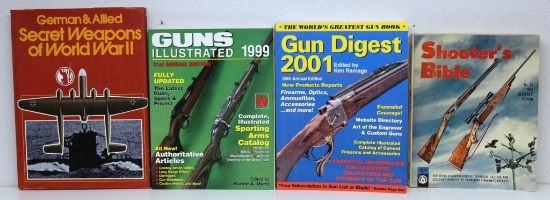 Large Lot Gun Related Books and Reference Books - German and Allied Secret Weapons of WWII, 2001 Gun