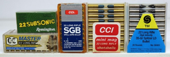 Full Box of 50 Remington 22 Subsonic .22 LR Cartridges, Full Box of 50 Coast to Coast .22 LR,