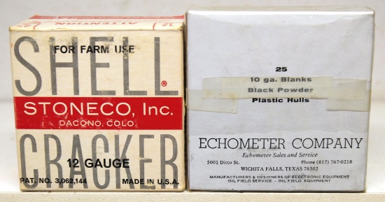 Full Vintage Box StoneCo, Inc. 12 Ga. 2 3/4" Shell Cracker for Farm Use and Full Vintage Box