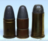 3 Collector Cartridges - .455 Revolver Mk I, .455 Revolver Mk II, .455 Colt