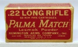 Full Vintage Box Remington Palma Match .22 LR Cartridges