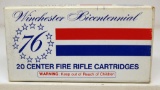 Full Vintage Box Winchester Bicentennial '76 .30-30 150 gr. SilverTip Cartridges