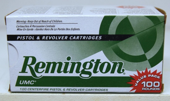 Full Box Remington 100 Pack 9 mm Luger 115 gr. Cartridges