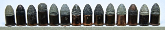 14 Mixed Rounds .41 Short Rim Fire Collector Cartridges