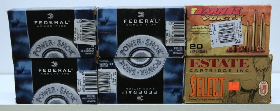 3 Full Boxes, 1 Partial Box of 10 Federal .30-06 Springfield 150 gr. SP Cartridges, Partial Box of