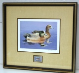 1984 Federal Migratory Waterfowl Stamp Print by William C. Morris in 17 1/2