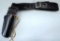 Hunter Leather Holster and Cartridge Belt