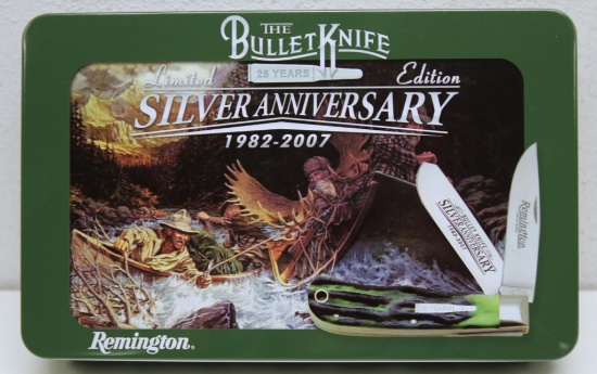 Remington The Bullet Knife Silver Anniversary Limited Edition Commemorative Pocket Knife in
