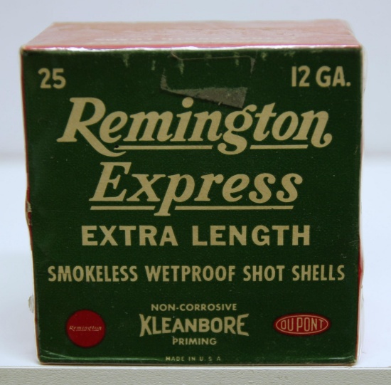 Full Vintage Box Remington Express Extra Length 12 Ga. 3" Magnum BB Load Shotshells