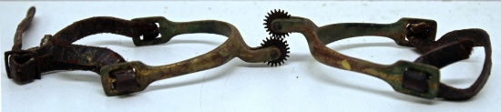 Pair Brass Cavalry Spurs