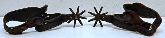 Old Pair Mexican Cowboy Spurs