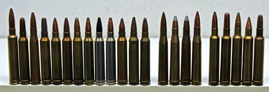 22 Mixed Magnum Collector Cartridges - 13 Mixed .300 Win. Mags, 4 Western .300 H&H Mags, 5 .300