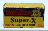 Full Vintage Box Western Super-X .22 LR Shot Cartridges