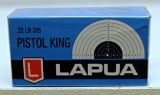 Full Vintage Box Lapua Finland Pistol King .22 LR Cartridges