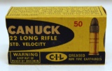 Full Vintage Box C-I-L Canuck .22 LR Cartridges