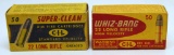 Full Vintage Box C-I-L Super-Clean .22 LR Cartridges & Vintage Empty Box C-I-L Whiz-Bang .22 LR