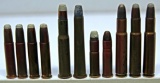 Mixed .32 Cal. Rifle Collector Cartridges - 2 WRACo. .32 Winchester S.L.R., 2 Rem UMC .32 Win.