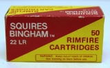 Full Vintage Box Squires Bingham .22 LR Cartridges