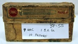 Full Mixed Two Piece Box .38-55 Cartridges - 9 UMC, 10 Peters, 1 S.A. Co.