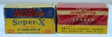 Full Vintage Box Winchester Leader .22 LR & Full Vintage Box Western Super-X .22 LR Cartridges