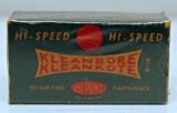 Full Vintage Box Remington Kleanbore KleanKote .22 Short Cartridges