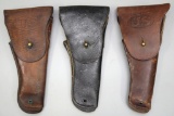 3 U.S. Leather Holsters for 1911