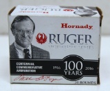 Full Box Hornady Ruger Signature Series Centennial Commemorative Ammunition .480 Ruger 325 gr. XTP
