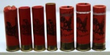 4 Fiocchi Collectible Paper Shotshells w/Dogs - 14 Ga. Loaded, 2 24 Ga. Loaded, Empty Primed 32 Ga.