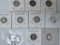 10 Mixed Date Barber and Mercury Dimes