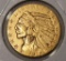 1915 $5 Indian Gold