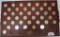 Danbury Mint Presidential Dollar Display Case w/38 Rolls of Presidential Dollars