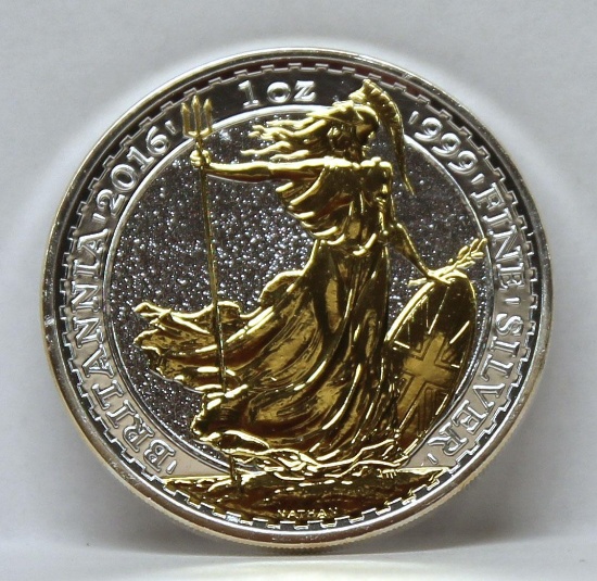 2016 British Britannia 1 oz. .999 Fine Silver