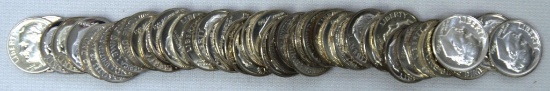 44 1957 to 1964 90% Silver Proof Dimes