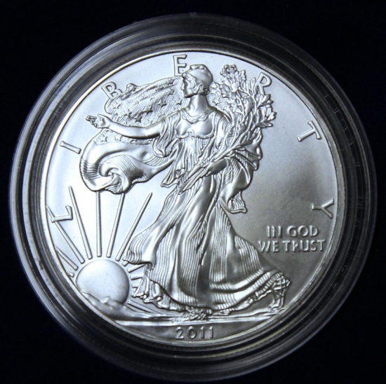 2011 American Eagle Silver Dollar 1 oz. Fine Silver Bullion Coin