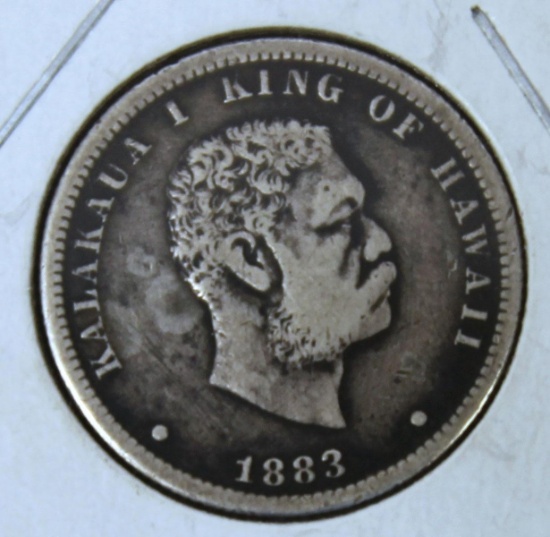 1883 Hawaii Twenty-Five Cents