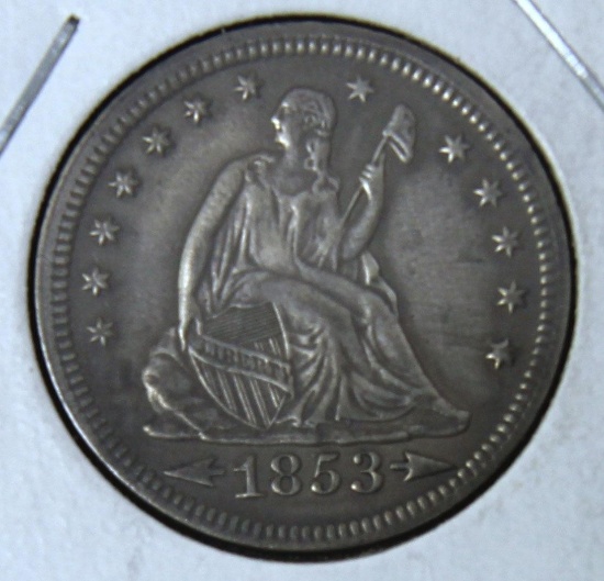 1853 Arrows and Rays Quarter, Key Date