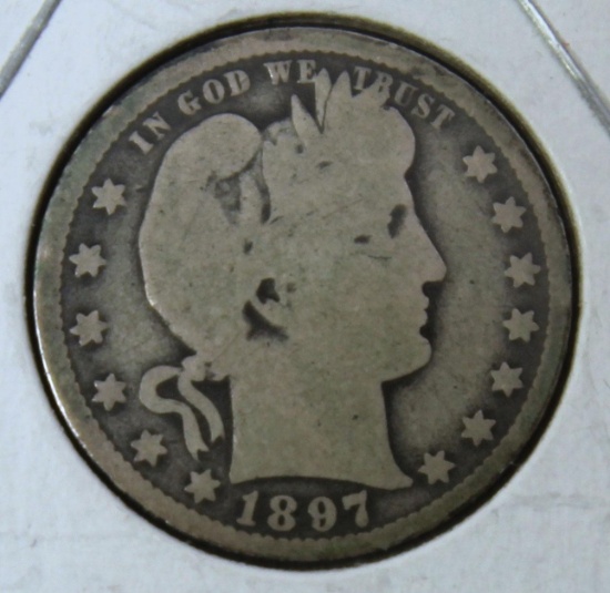 1897O Barber Quarter, Key Date