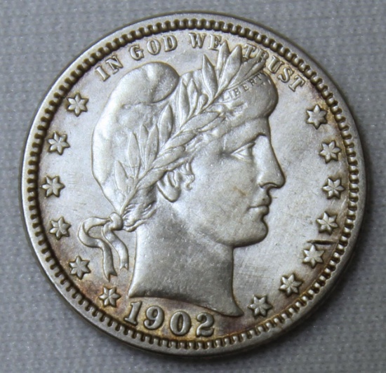1902O Barber Quarter, Key Date