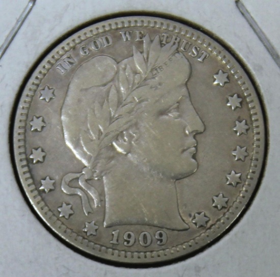 1909D Barber Quarter
