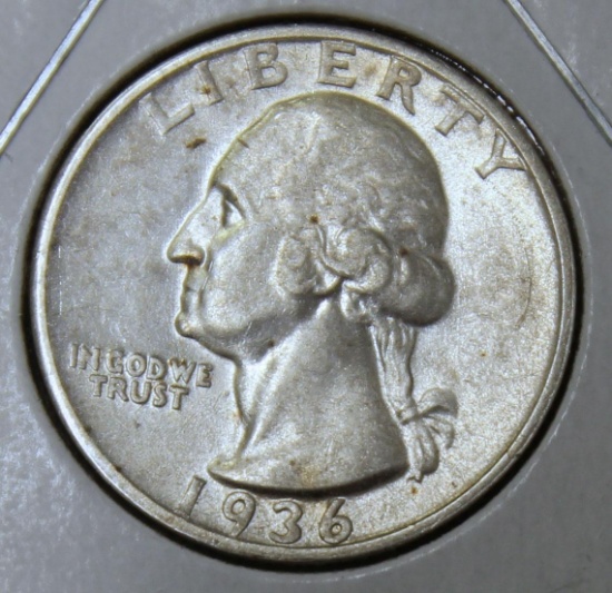 1936D/D Washington Quarter, Key Date