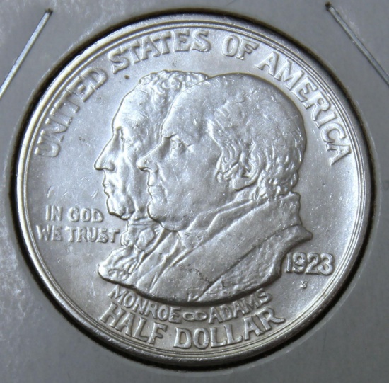 1923S Monroe Commemorative Half Dollar