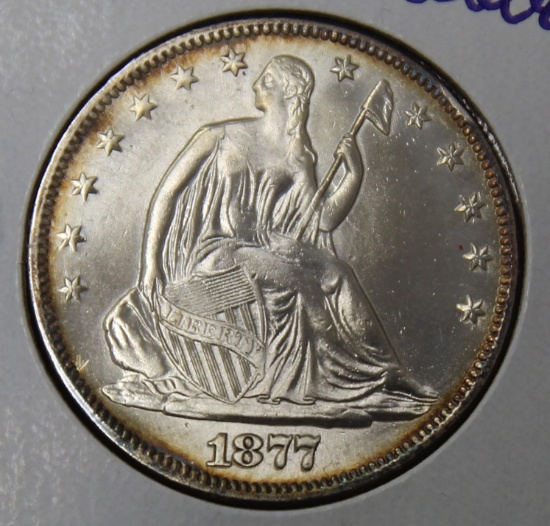 1877 Seated Liberty Half Dollar, Key Date