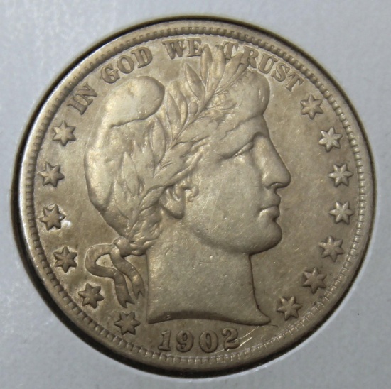 1902S Barber Half Dollar