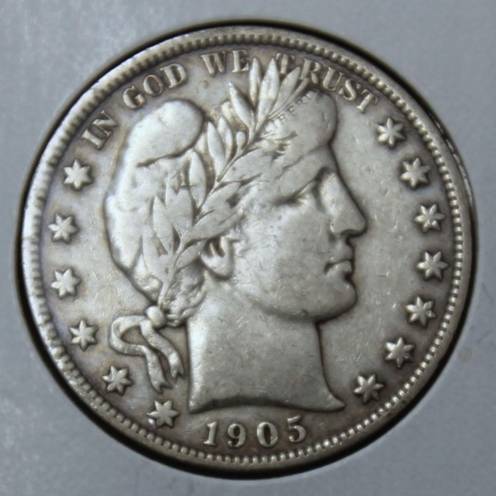 1905S Barber Half Dollar