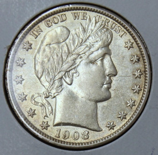 1908 Barber Half Dollar