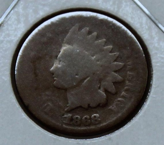 1868 Indian Head Cent, Key Date