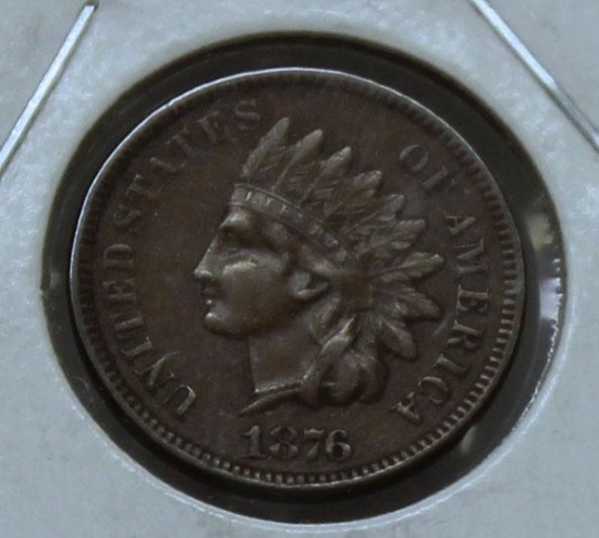 1876 Indian Head Cent, Key Date