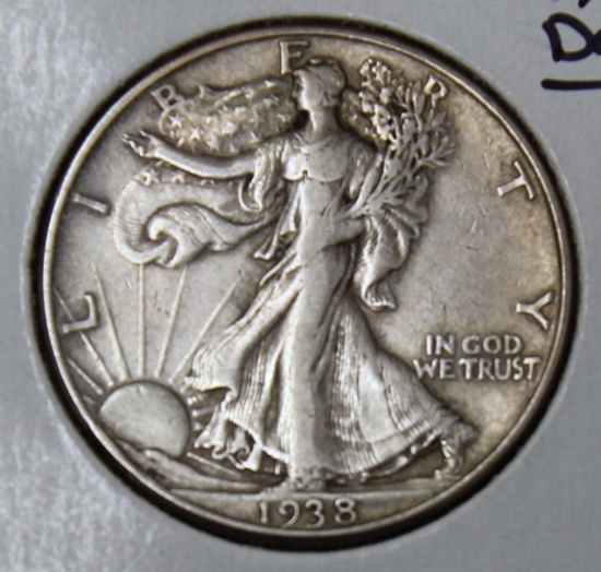 1938D Walking Liberty Half Dollar, Key Date
